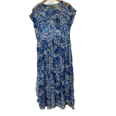 David Lawrence Womens Dress Size 10 Blue/white