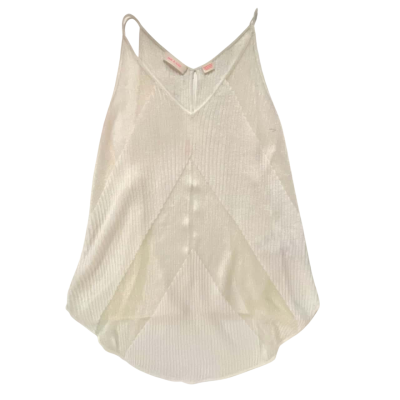 Sass & Bide Size S White Opaque Shoulder-Straps Top