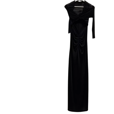 Meshki Womens Dress Size L Black  