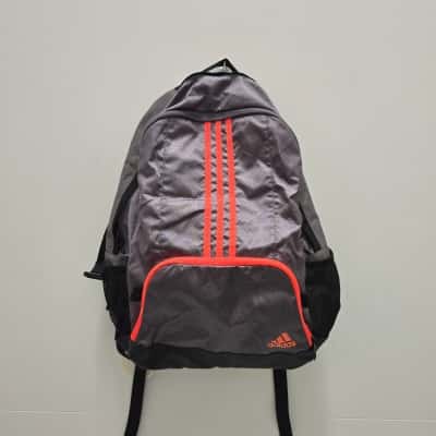 Adidas Unisex Backpack Black  / Grey / Multicoloured / Orange 