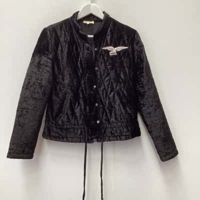 Ruby yaya Womens  Size S Cropped Jacket Black  / White 
