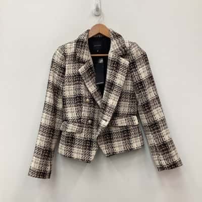 NEW - Portmans Multicoloured Coat Size 8