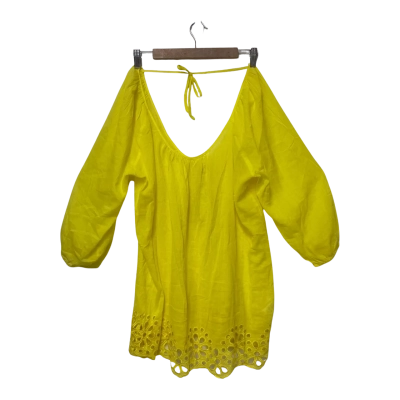 Seafolly Satisfaction Kaftan Lemon Drop Size Large BNWT