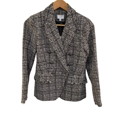 BNWT Witchery Womens  Size 8 Blazer Black  RRP $299.95