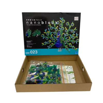 Nano Blocks 600 Piece Jigsaw - Peacock