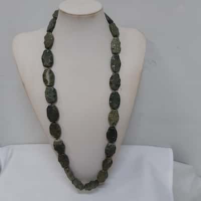 Large Serpentine Bead Necklace