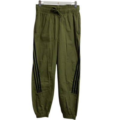 Adidas Womens  Size S Straight Leg Pants Black  / Green 