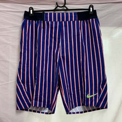 Nike Mens  Size M Shorts Blue / Red / Striped / White 