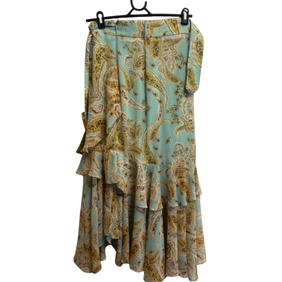 Sheike Womens  Size 10 Maxi Skirt Teal 