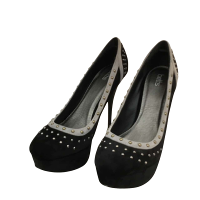 Betts Parade Black/ Grey High Heels Size 9