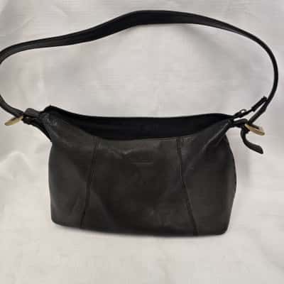 Womens Colorado Crossbody/Shoulder Bag Charcoal with Dark Green Hue