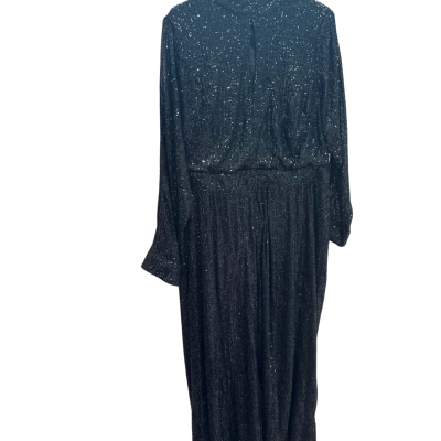 City Chic Womens  Size XL Black Sequin Dress