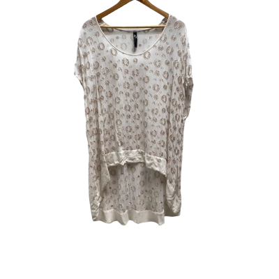 Taking Shape Womens  Size 22 Beige & Rose Gold Top