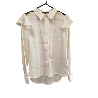 Maje - Womens - Size 3 - Silk Blouse - Off White 