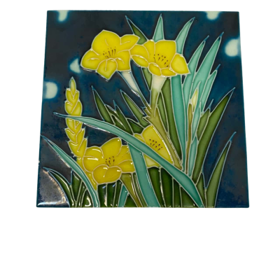 Yellow Flower Ceramic Tile