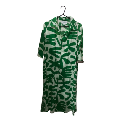 Green One Summer 100% Cotton Dress Size 12 