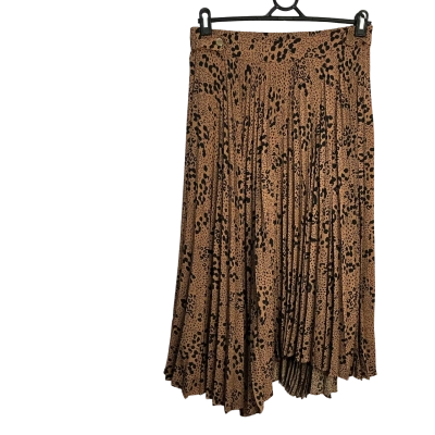 Seed Heritage Womens  Size 10 A-Line Skirt Animal print / Black  / Brown 