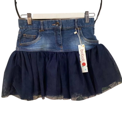 Boboli Kids Size 12 Skirt Blue BNWT