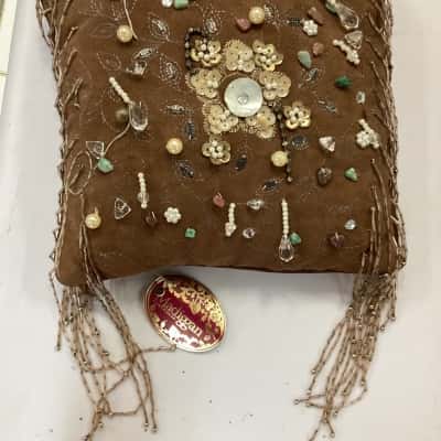 Madigan beaded cushion