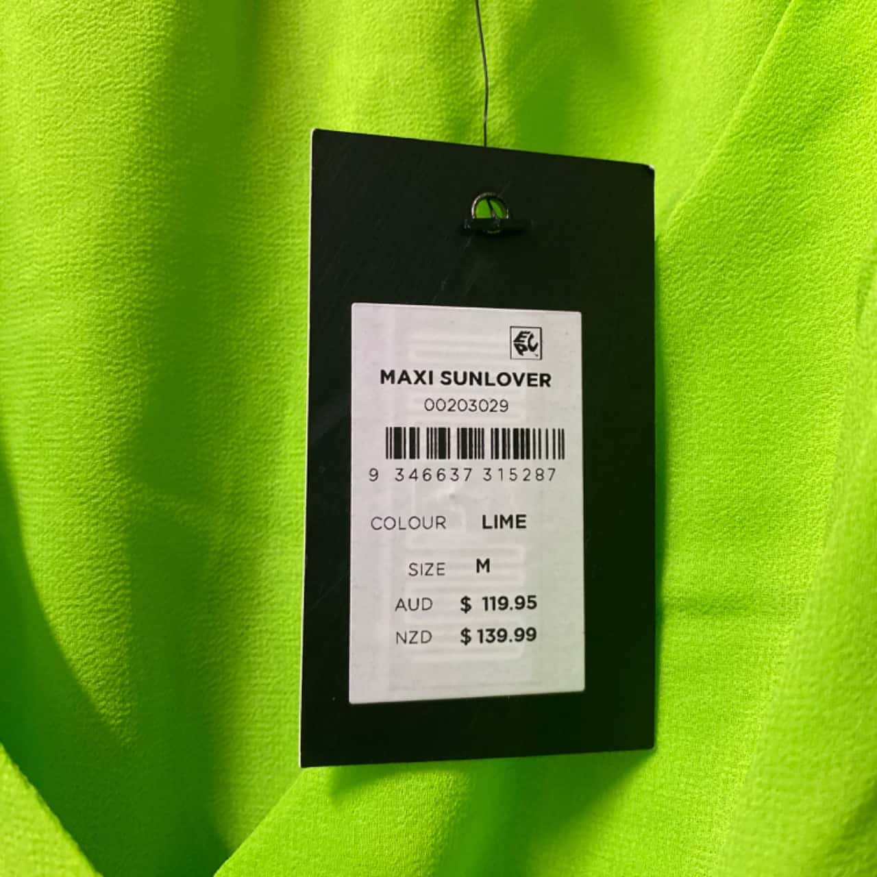 City Chic Womens Size M lime green dress new (s)