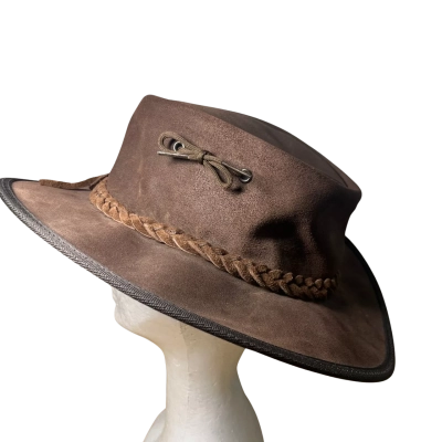 Barmah 1061 Foldaway Suede Outback Hat 