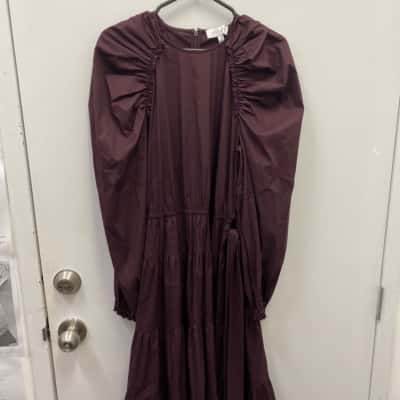 Witchery Womens  Size 14 Casual Dress Maroon 