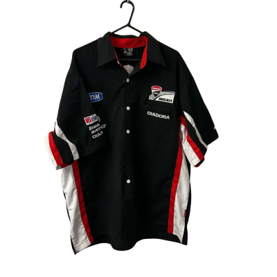  Mens Ducati Corse Crew Shirt Size XXXL Black  / Red / White 