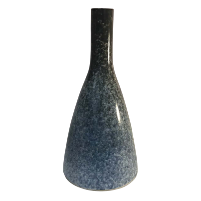 Chris Sanders Blue Patterned Vase Approx 30 x 17cm