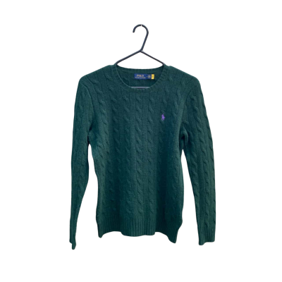 Mens Polo Ralph Lauren Size M Wool / Cashmere Sweater Green 