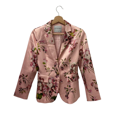  Witch & Knight Womens  Size S Blazer Floral 