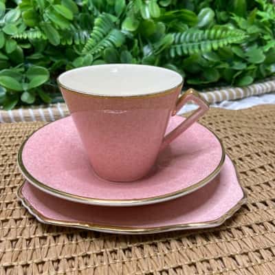 Royal Winton Pink 3pc Teaset
