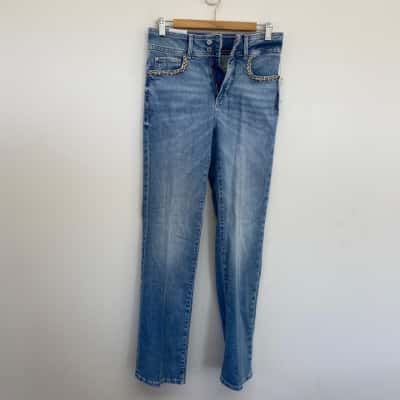 Guess Blue Shape Up Straight Breathless Jeans  Size 28 
