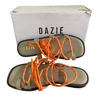 Dazie Womens  Size 10 Sandals Beige / Orange 