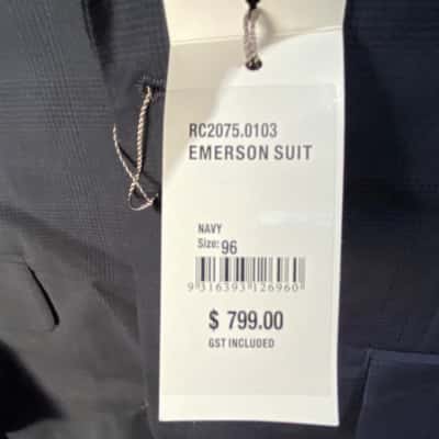  Mens  Oxford Emerson suit size 96