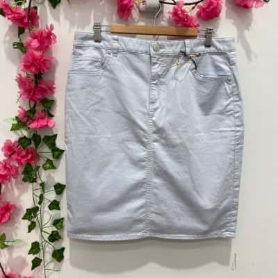 Sportscraft Womens Mini Skirt Size 12 Blue 