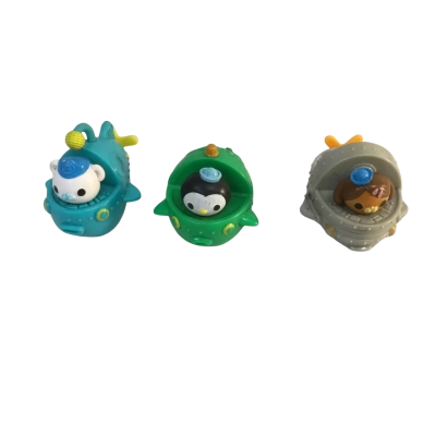 Octonaughts Figure Toys x 3 Gup Speed Racers