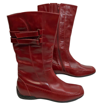 Joanne Mercer Womens  Size 10 Boots Red 