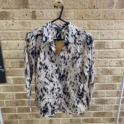 Liz Jordan Womens cotton animal shirt Size 8 
