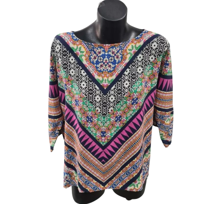 Kachel Womens Size 10 100% Silk Top