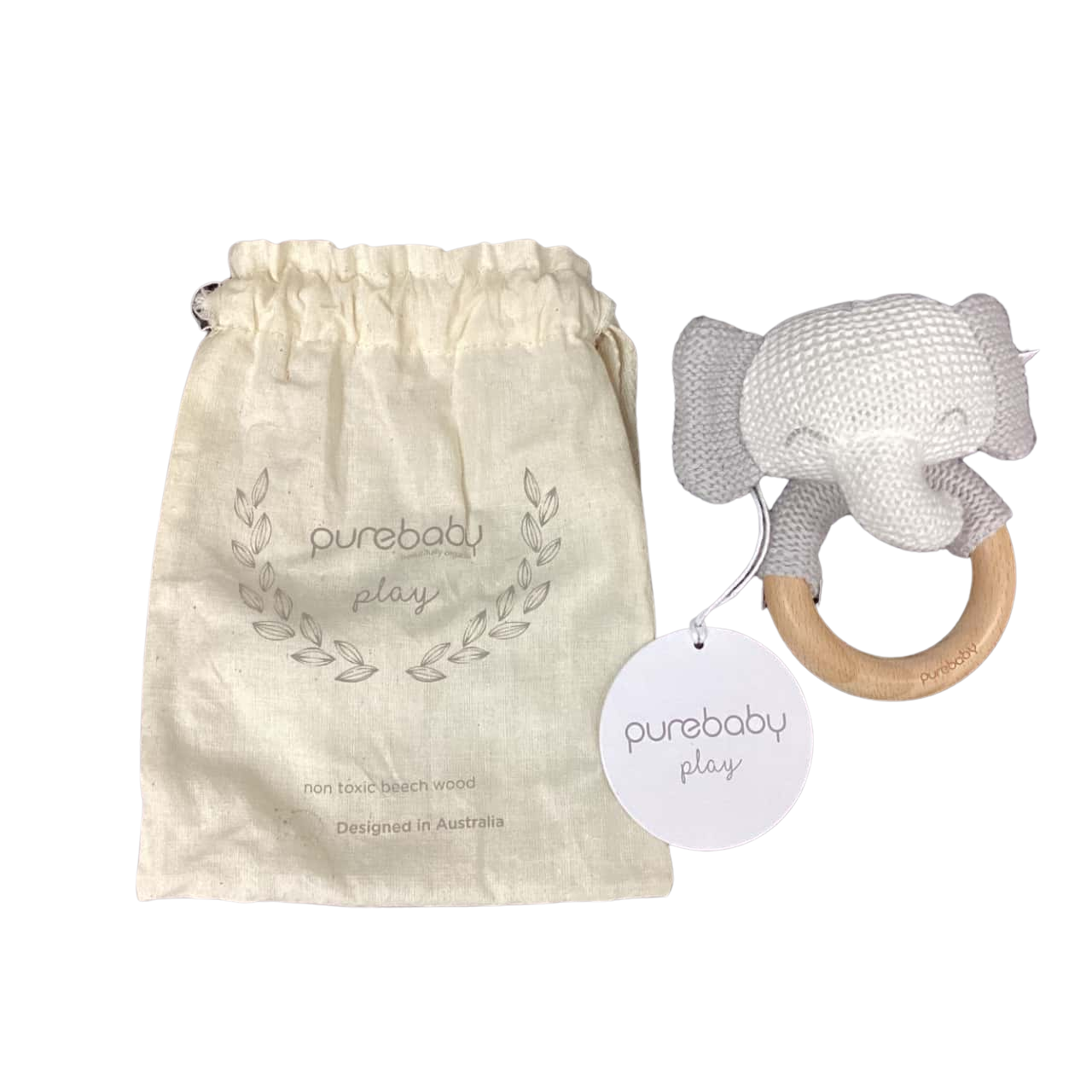 Pure baby Elephant Rattle(s)