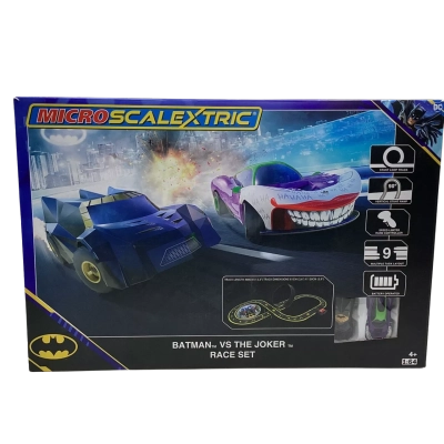Micro Scalextric Batman vs Joker Race Set Age 4+