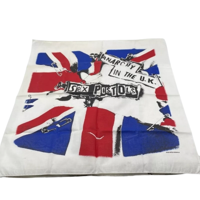 RARE Sex Pistols Anarchy In The UK Scarf 50 x 50 cm RARE     NWOT           (HTHB)