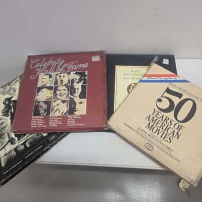 Four Collectable Vinyl Music Records 