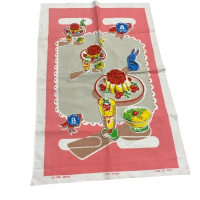 Vintage Tea Towel JellyDesserts 
