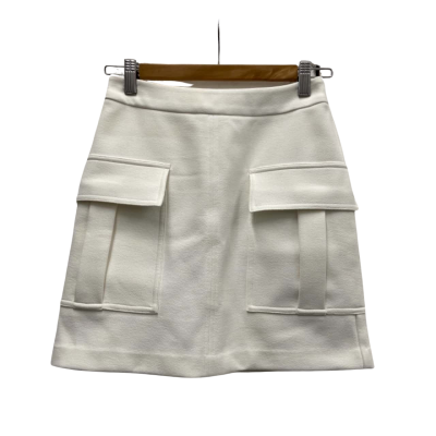 Sheike Womens  Size 6 Mini/Pencil Skirt White 