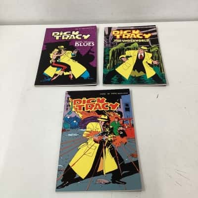 Dick Tracy Book 1-3 comic books