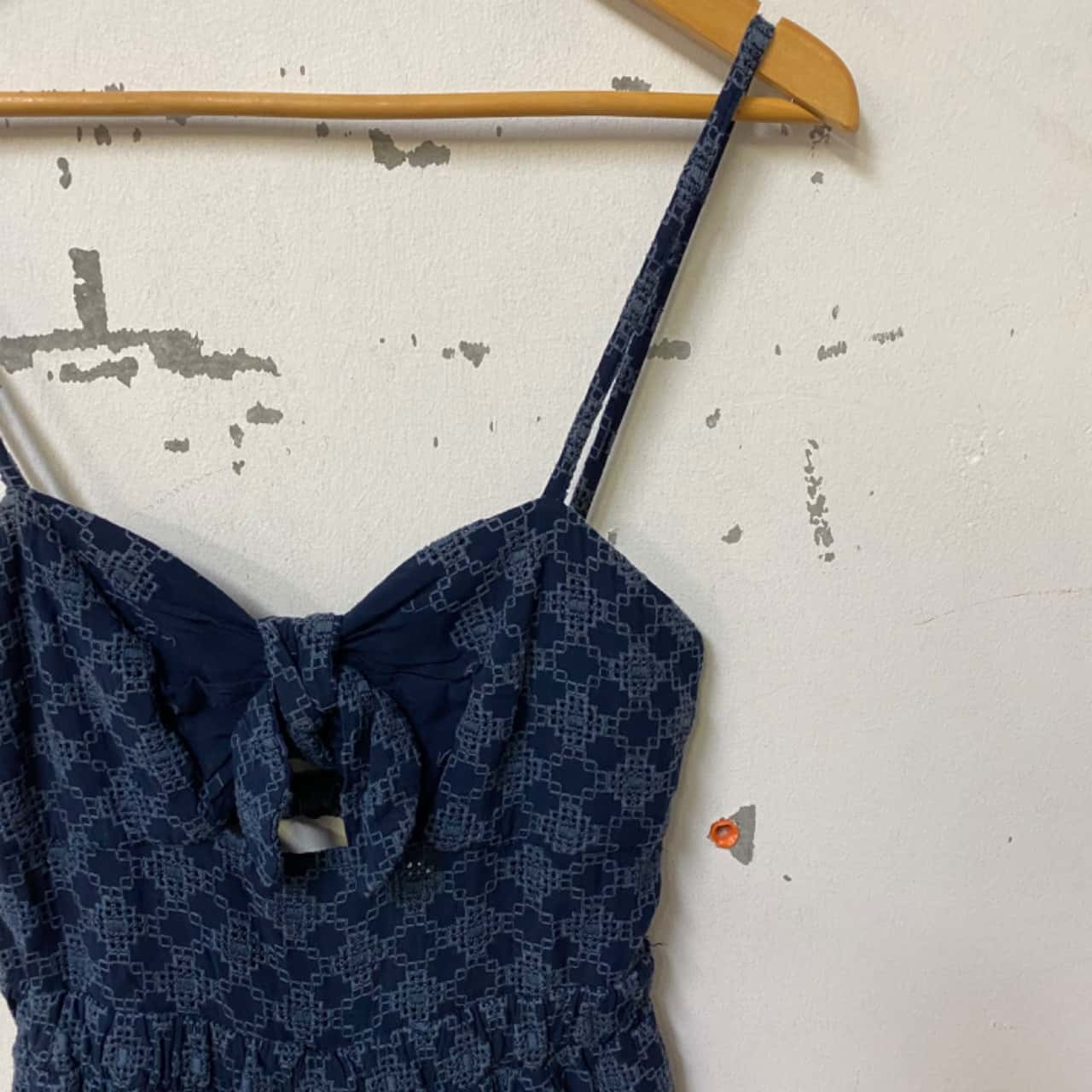 Bec & Bridge Womens Size 8 Playsuit Navy Blue / Pattern (s)