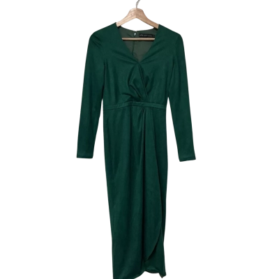  elle zeitoune Emerald Green Dress Size 8
