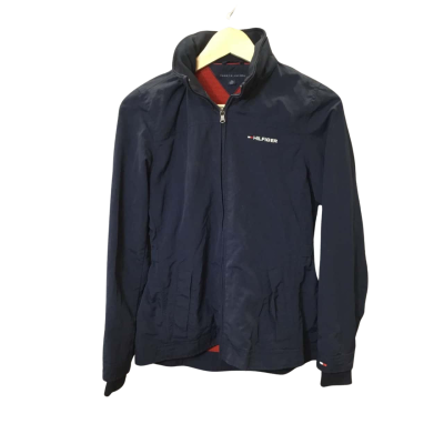 Men’s Size XS Navy Blue Tommy Hilfiger Front Zipper Jacket