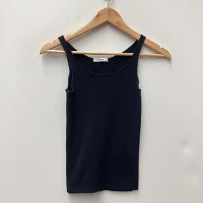 Jac & Jack Womens  Size S Tank Top Black  